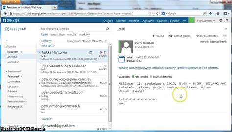 office 365 sähköposti.